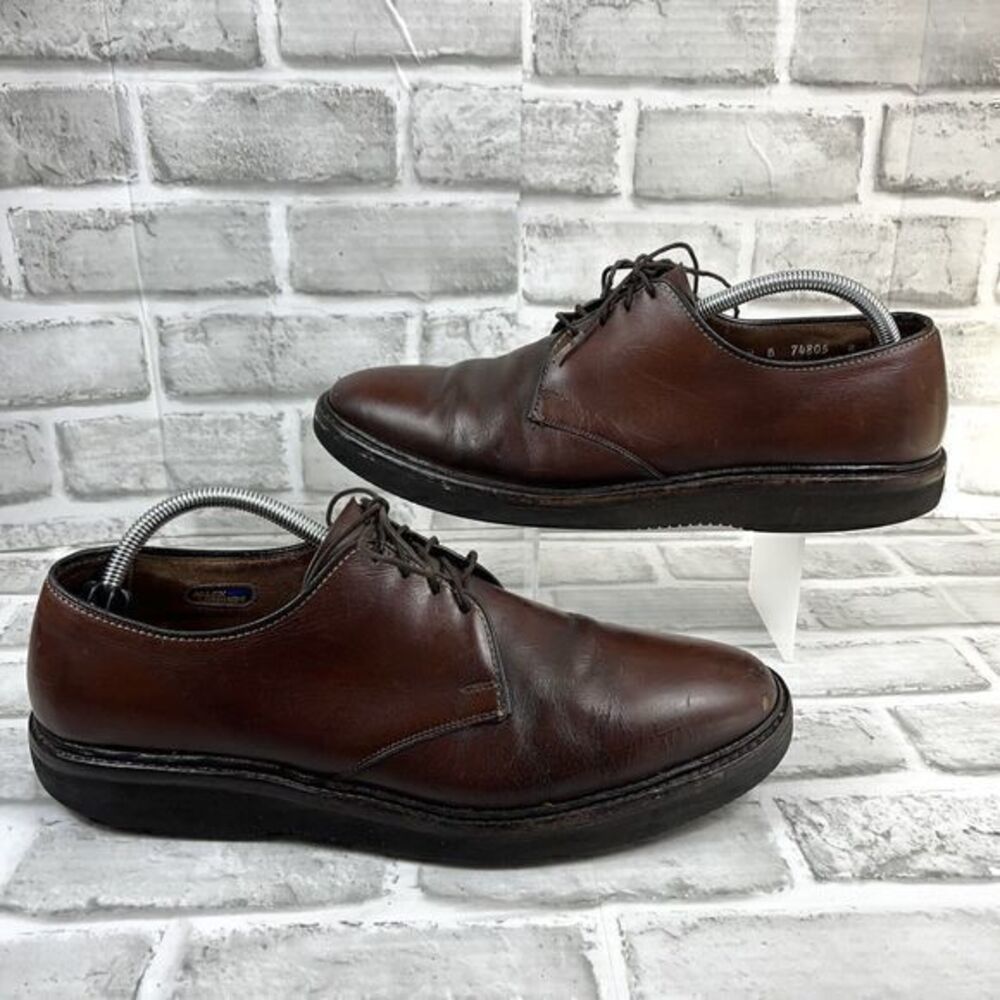 Allen Edmonds Globetrotter Men's Size 10.5 B Brown Leather Oxford Comfort Shoes